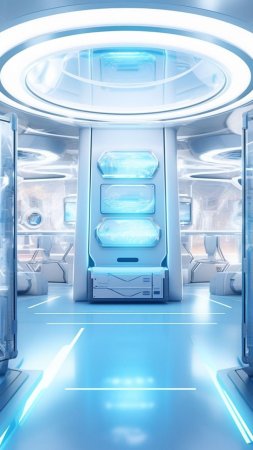 Futuristic sci fi скачать фон 720 x 1280