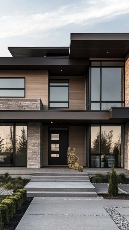 Дизайн дома в современном стиле снаружи скачать фон 1080 x 1920