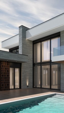 Дома в стиле хай тек проекты скачать фон 2160 x 3840