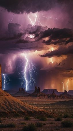 Lightning storm скачать фон 1424 x 2532