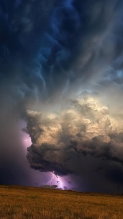Туча грозовая скачать фон 1080 x 1920