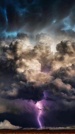 Грозовое облако скачать фон 1080 x 1920