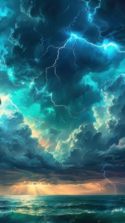 Океан море скачать фон 1424 x 2532