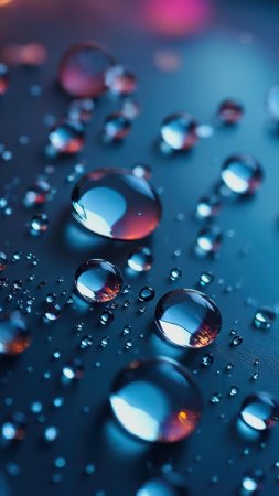 Hd blue water drop wallpaper скачать фон 1424 x 2532
