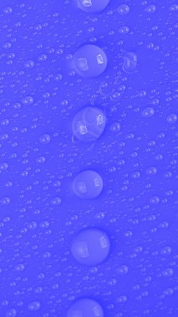Голубой фон с каплями воды скачать фон 1080 x 1920