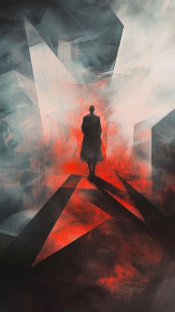 Тень одиночества скачать фон 1080 x 1920