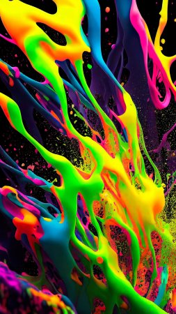 Color splash скачать фон 2160 x 3840