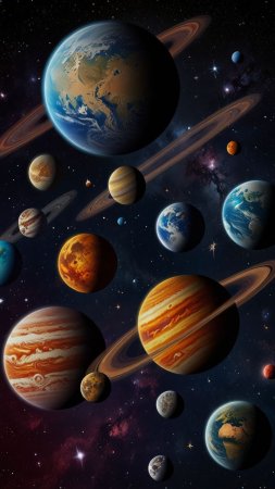 Космос планеты солнечной системы