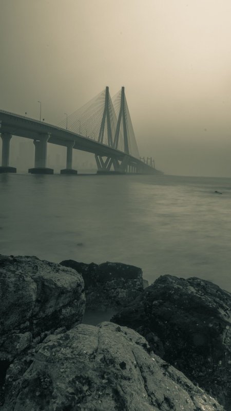 Bandra worli sea link bridge скачать фон 1080 x 1920