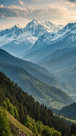Пейзаж гор