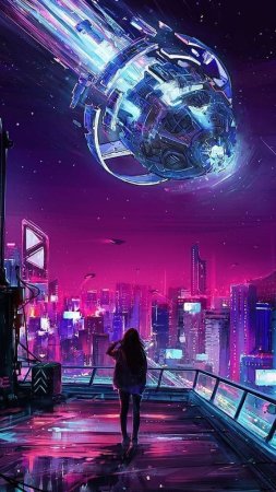 Cyberpunk 2077 неон