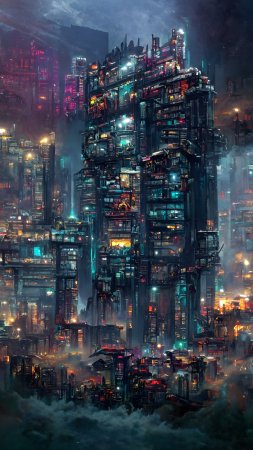 Digital art город