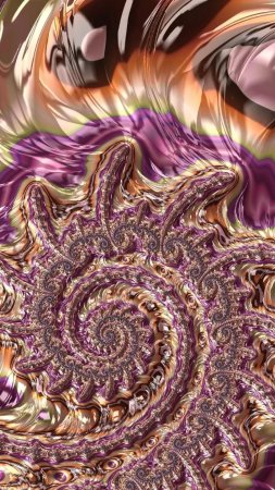 Fractal spiral скачать фон 1080 x 1920