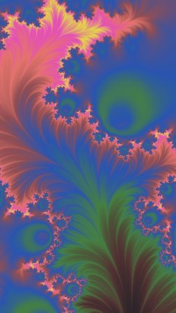 Fractal art скачать фон 1080 x 1920