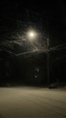 Зима ночь скачать фон 720 x 1280