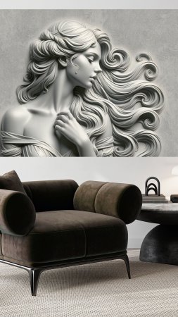 Фотообои бумажные poster market барельеф спящая красавица х скачать фон 1424 x 2532