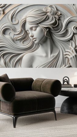 Фотообои бумажные postermarket \ барельеф спящая красавица\ х см скачать фон 1424 x 2532