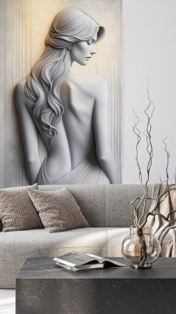Фотообои флизелиновые design studio d чарующая незнакомка х.м скачать фон 1424 x 2532