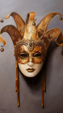 Венецианская маска дама