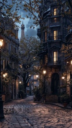Готический город скачать фон 1080 x 1920