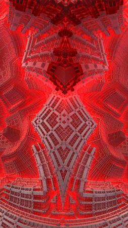 Фрактал x красный