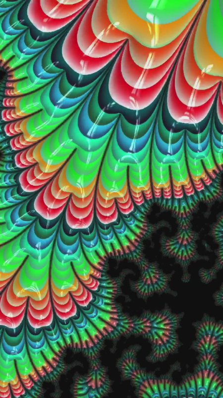 Фрактальное искусство скачать фон 1080 x 1920