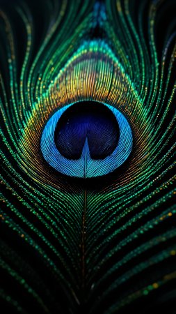 A peacock feather скачать фон 2160 x 3840
