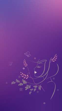 Фиолетовые обои