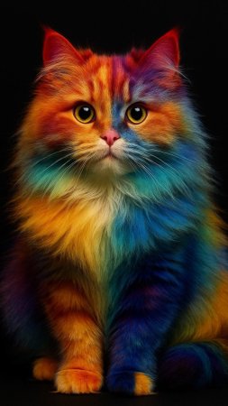 Разноцветные коты