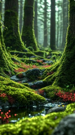 Красивая природа лес