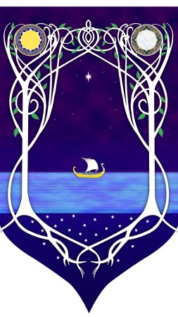 Знамя эльфов ривенделла скачать фон 2160 x 3840