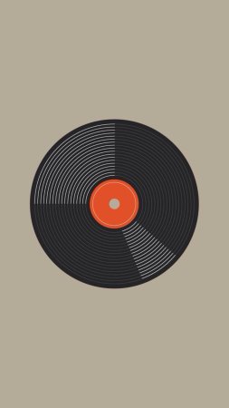 Vintage vinyl records