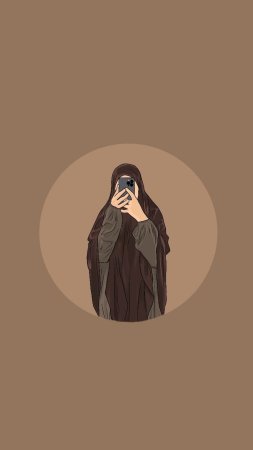 Мусульманка рисунок