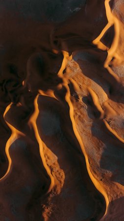 Дюны пустыни намиб скачать фон 1424 x 2532