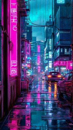 Киберпанк неон