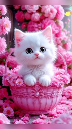 Котенок красивый