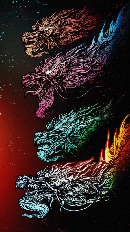 Обои на телефон дракон скачать фон 1080 x 1920