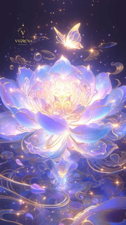 Цветы фэнтези скачать фон 1080 x 1920