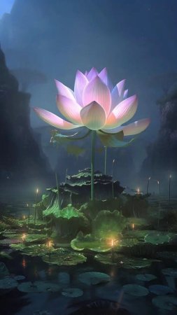 Lotus flower скачать фон 720 x 1280