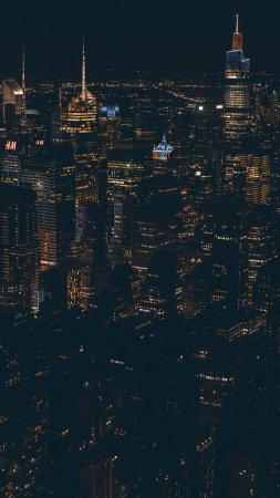 New york city night скачать фон 1424 x 2532