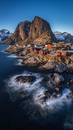 Lofoten norway скачать фон 1080 x 1920