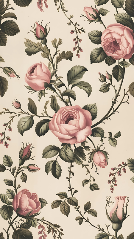 Обои borastapeter french roses скачать фон 1080 x 1920