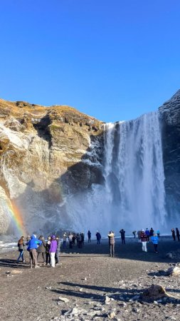 Водопад Сельяландсфосс в Исландии