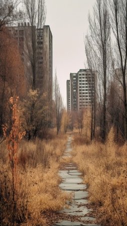 Город призрак припять скачать фон 1080 x 1920