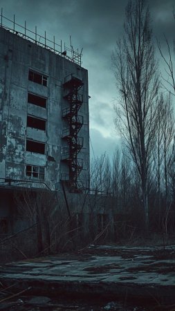 Зона отчуждения припять мрачно скачать фон 1080 x 1920