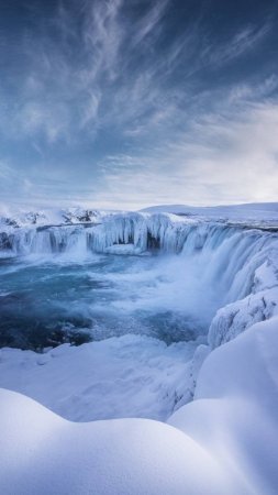 Зимний водопад