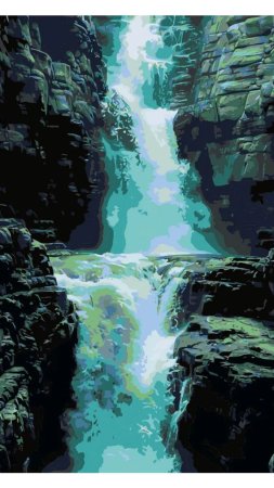 Водопад арт