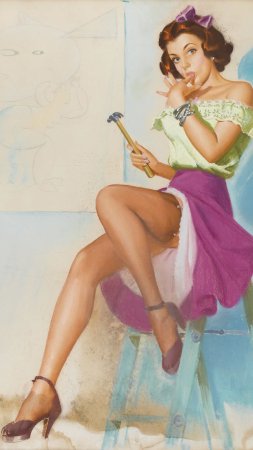 Pin up художник джил элвгрен
