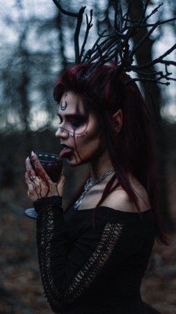 Фотосессия ведьма