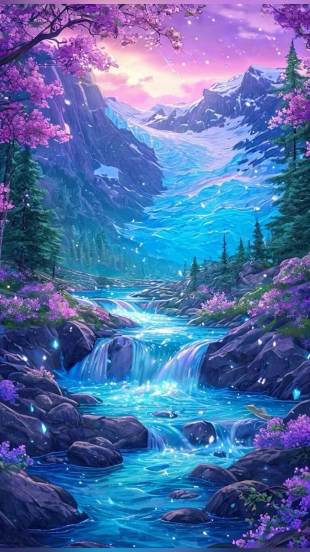 Водопад пейзаж